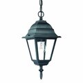 Estallar 12.5 x 8 x 8 in. Builders Choice 1-Light Matte Black Hanging Light ES2627617